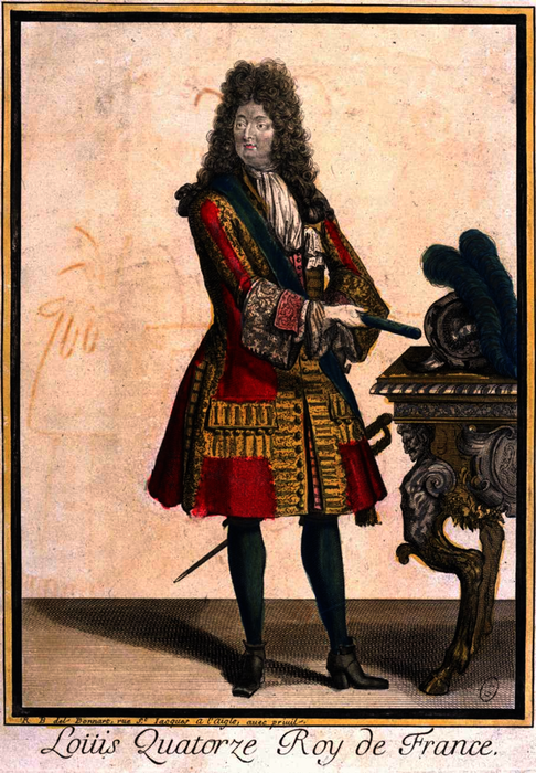 Louis XIV en habit rouge
